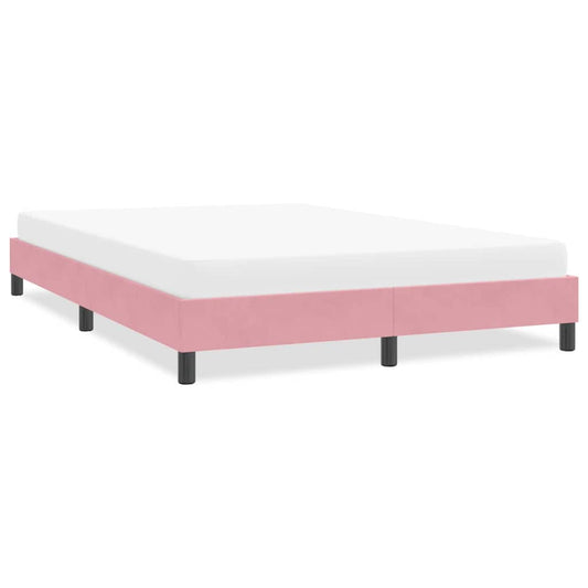 Giroletto senza Materasso Rosa 160x220 cm Velluto | homemem39