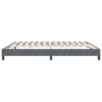 Giroletto senza Materasso Grigio Scuro 180x220 cm Velluto | homemem39
