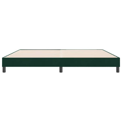 Giroletto senza Materasso Verde Scuro 180x220 cm in Velluto | homemem39