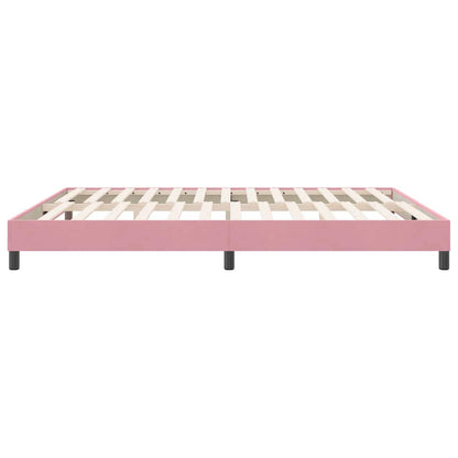 Giroletto senza Materasso Rosa 180x220 cm Velluto | homemem39