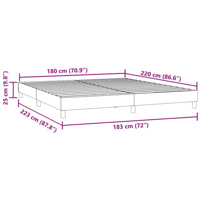 Giroletto senza Materasso Rosa 180x220 cm Velluto | homemem39