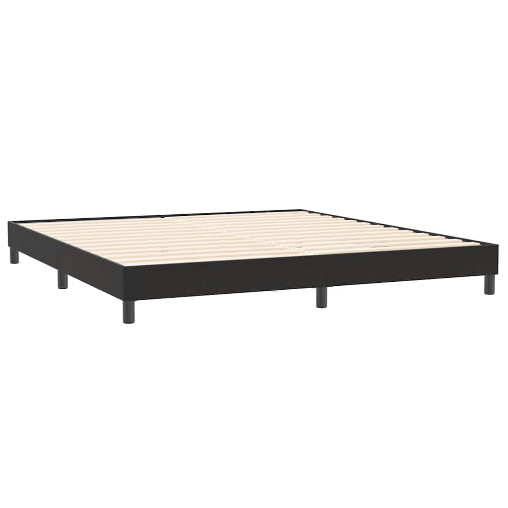 Giroletto senza Materasso Nero 200x220 cm in Velluto | homemem39