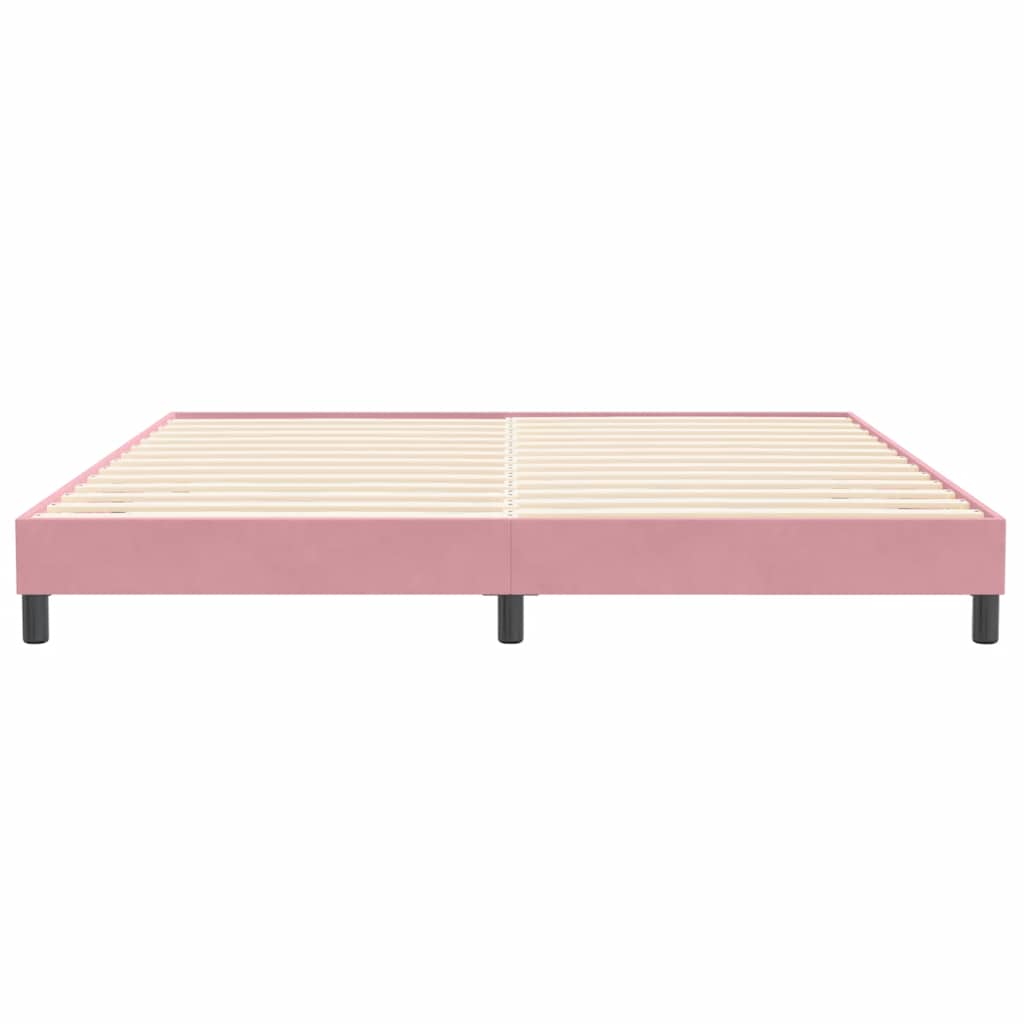 Giroletto senza Materasso Rosa 200x220 cm Velluto | homemem39