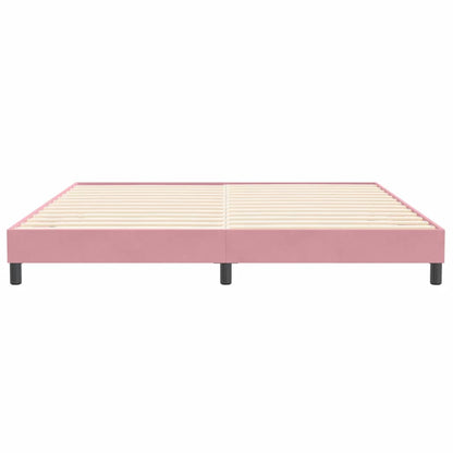 Giroletto senza Materasso Rosa 200x220 cm Velluto | homemem39