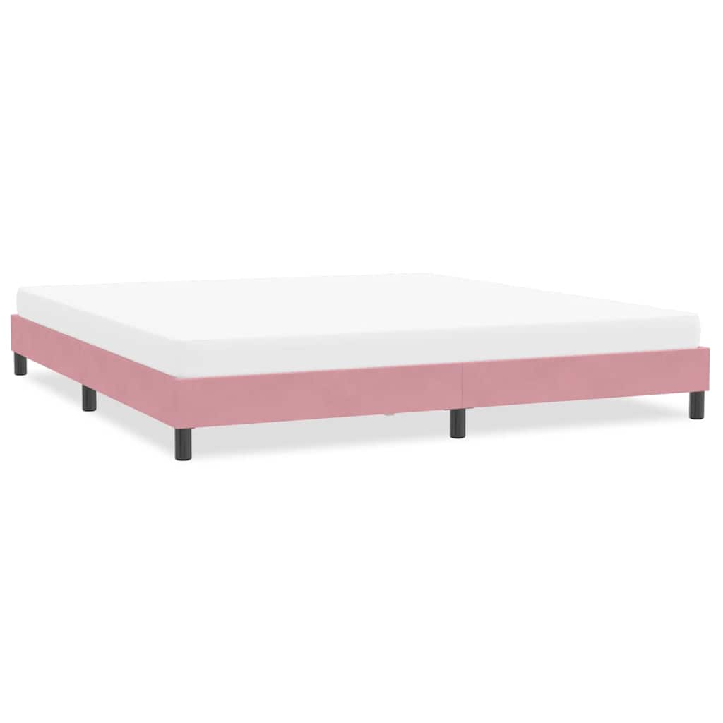 Giroletto senza Materasso Rosa 200x220 cm Velluto | homemem39