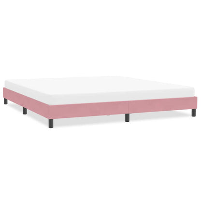 Giroletto senza Materasso Rosa 200x220 cm Velluto | homemem39