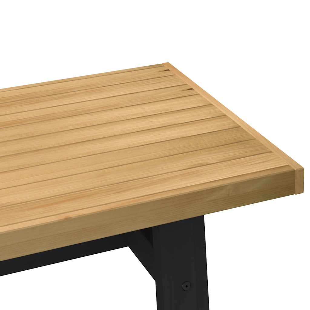 Tavolino NOAIN Gambe a Forma di A 120x60x40cm in Legno Massello | homemem39