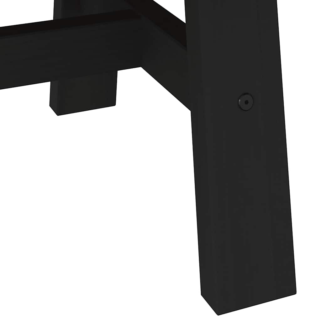 Tavolino NOAIN Gambe a Forma di A 120x60x40cm in Legno Massello | homemem39