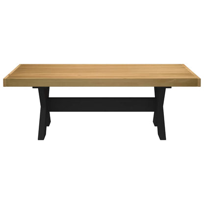 Tavolino NOAIN Gambe a Forma di X 120x60x40cm in Legno Massello | homemem39