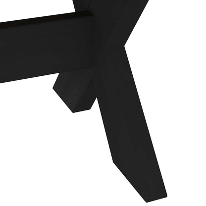 Tavolino NOAIN Gambe a Forma di X 120x60x40cm in Legno Massello | homemem39