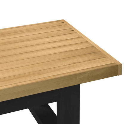 Tavolino NOAIN Gambe a Forma di U 120x60x40cm in Legno Massello | homemem39