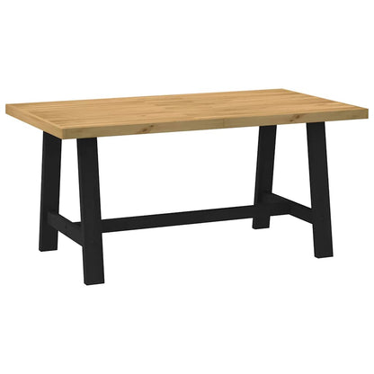 Tavolo Pranzo NOAIN Gambe a Forma A 160x90x75 cm Legno Massello | homemem39