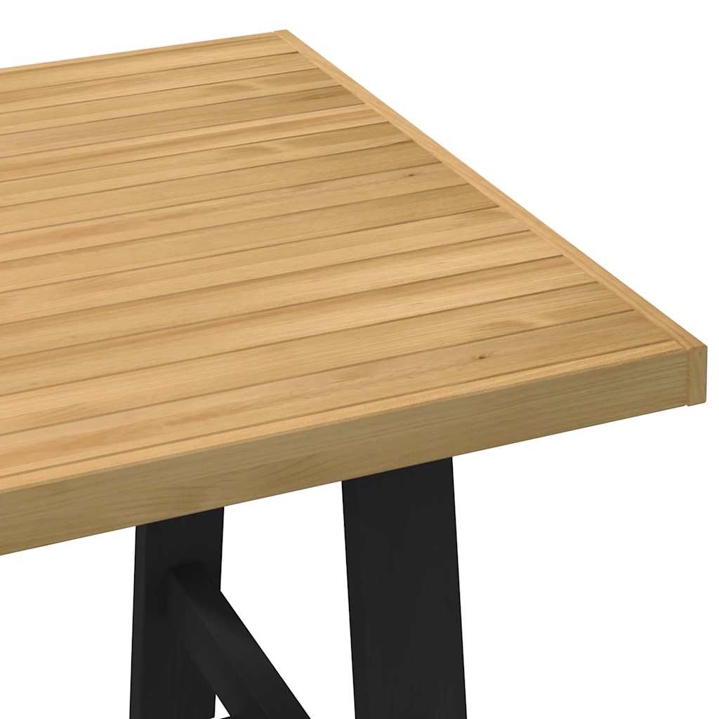 Tavolo Pranzo NOAIN Gambe a Forma A 160x90x75 cm Legno Massello | homemem39