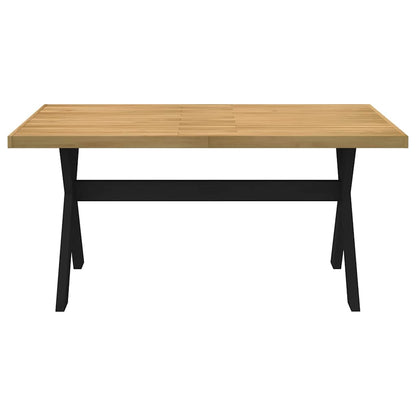 Tavolo Pranzo NOAIN Gambe a Forma X 160x90x75 cm Legno Massello | homemem39
