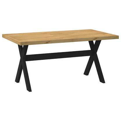 Tavolo Pranzo NOAIN Gambe a Forma X 160x90x75 cm Legno Massello | homemem39