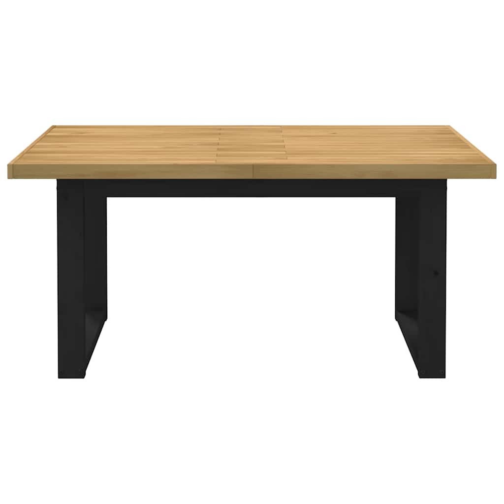 Tavolo Pranzo NOAIN Gambe a Forma U 160x90x75 cm Legno Massello - homemem39