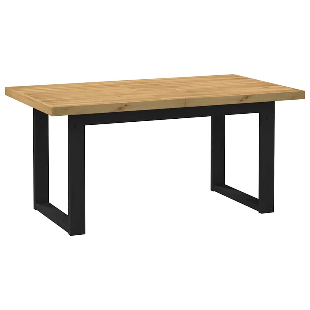 Tavolo Pranzo NOAIN Gambe a Forma U 160x90x75 cm Legno Massello | homemem39