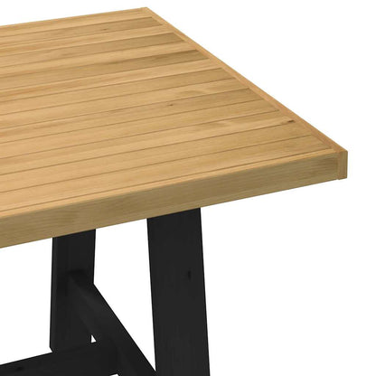 Tavolo Pranzo NOAIN Gambe a Forma A 180x90x75 cm Legno Massello | homemem39