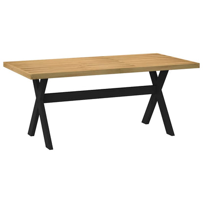 Tavolo Pranzo NOAIN Gambe a Forma X 180x90x75 cm Legno Massello - homemem39