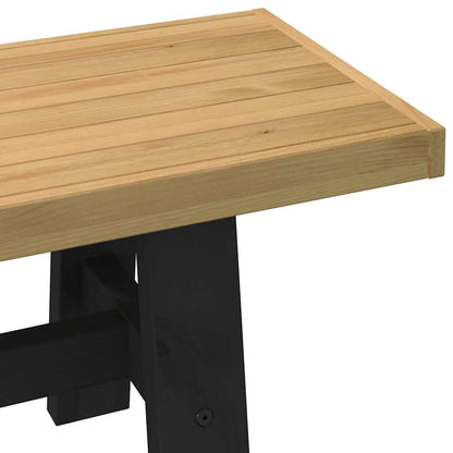 Panca Pranzo NOAIN Gambe a Forma A 180x40x45 cm Legno Massello
