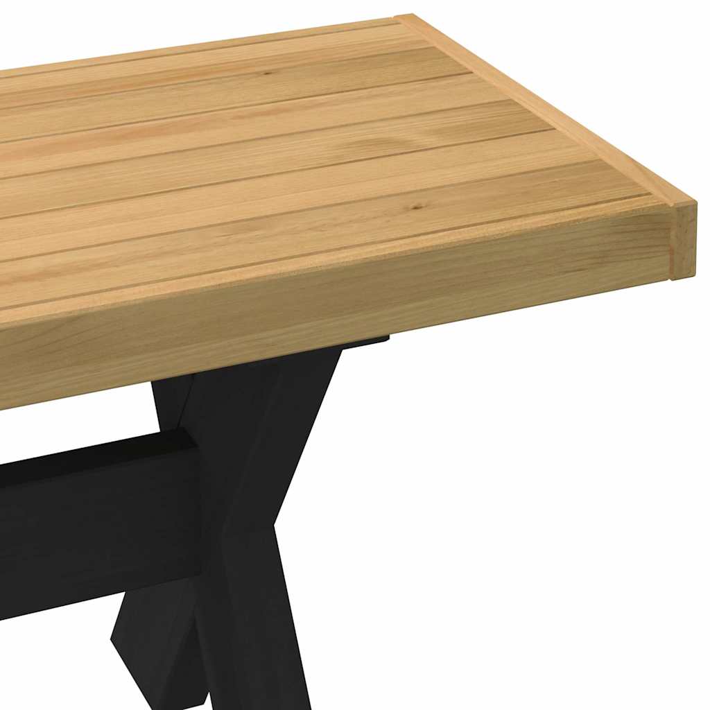 Panca Pranzo NOAIN Gambe a Forma X 180x40x45 cm Legno Massello