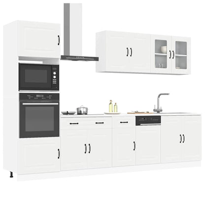 Set Mobili da Cucina 7 pz Kalmar Bianco Legno Multistrato - homemem39