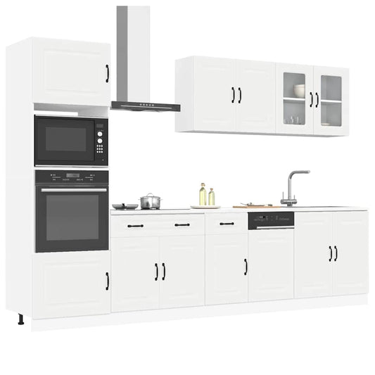 Set Mobili da Cucina 7 pz Kalmar Bianco Legno Multistrato - homemem39
