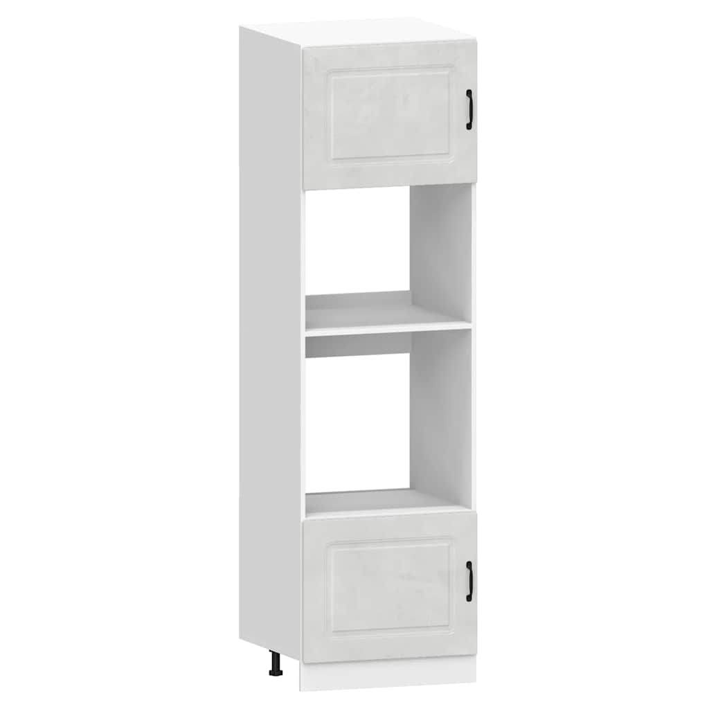 Set Mobili da Cucina 7 pz Kalmar Grigio Cemento in Truciolato - homemem39
