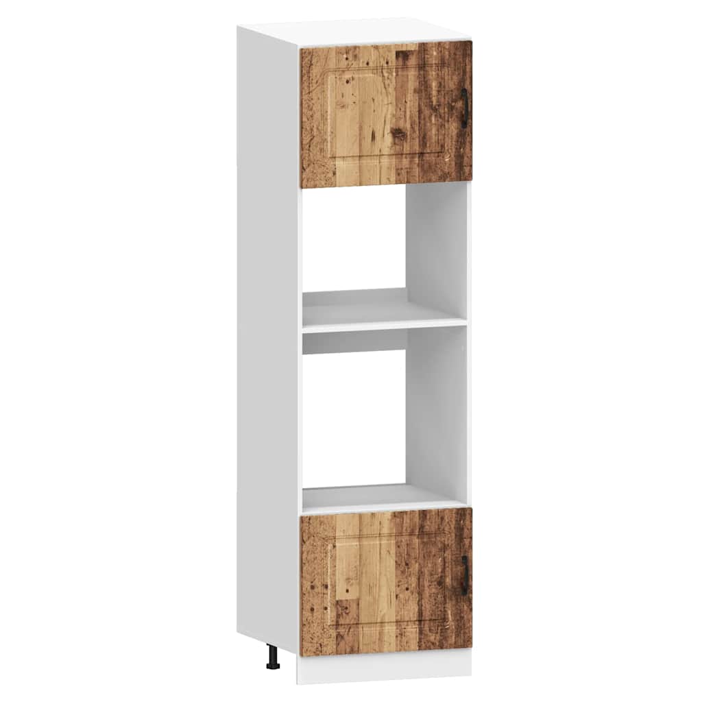 Set Mobili da Cucina 7 pz Kalmar Legno Vecchio in Truciolato - homemem39