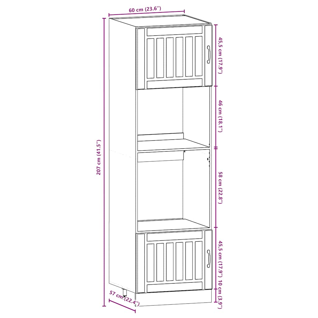 Set Mobili da Cucina 7 pz Kalmar Bianco Legno Multistrato - homemem39