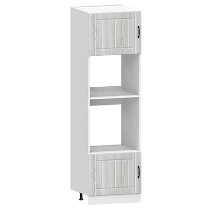 Set Mobili da Cucina 7 pz Kalmar Grigio Sonoma in Truciolato - homemem39