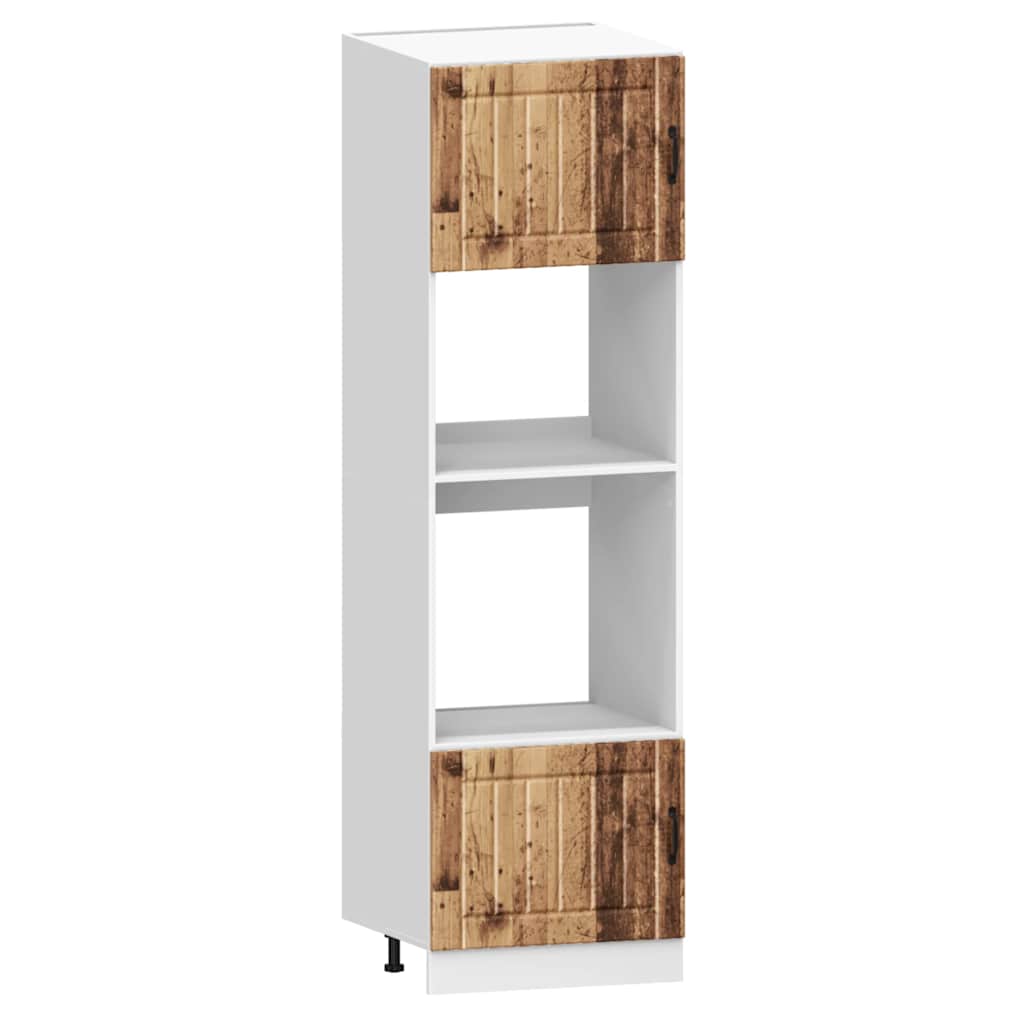 Set Mobili da Cucina 7 pz Kalmar Legno Vecchio in Truciolato - homemem39