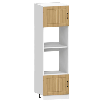 Set Mobili da Cucina 7 pz Kalmar Rovere Artigianale Truciolato - homemem39