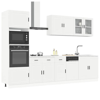 Set Mobili da Cucina 7 pz Kalmar Bianco Legno Multistrato - homemem39