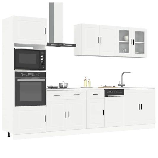 Set Mobili da Cucina 7 pz Kalmar Bianco Legno Multistrato - homemem39