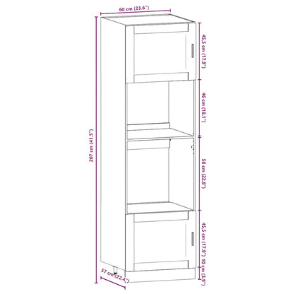 Set Mobili da Cucina 7 pz Kalmar Neri Legno Multistrato - homemem39