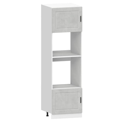 Set Mobili da Cucina 7 pz Kalmar Grigio Cemento in Truciolato - homemem39