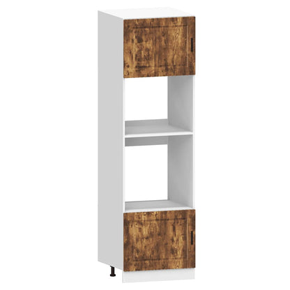 Set Mobili da Cucina 7 pz Kalmar Rovere Fumo Legno Multistrato - homemem39