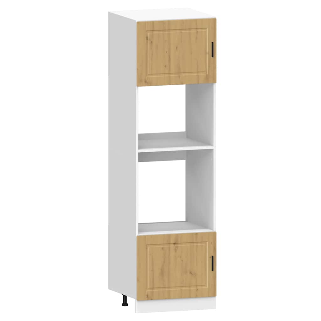 Set Mobili da Cucina 7 pz Kalmar Rovere Artigianale Truciolato - homemem39