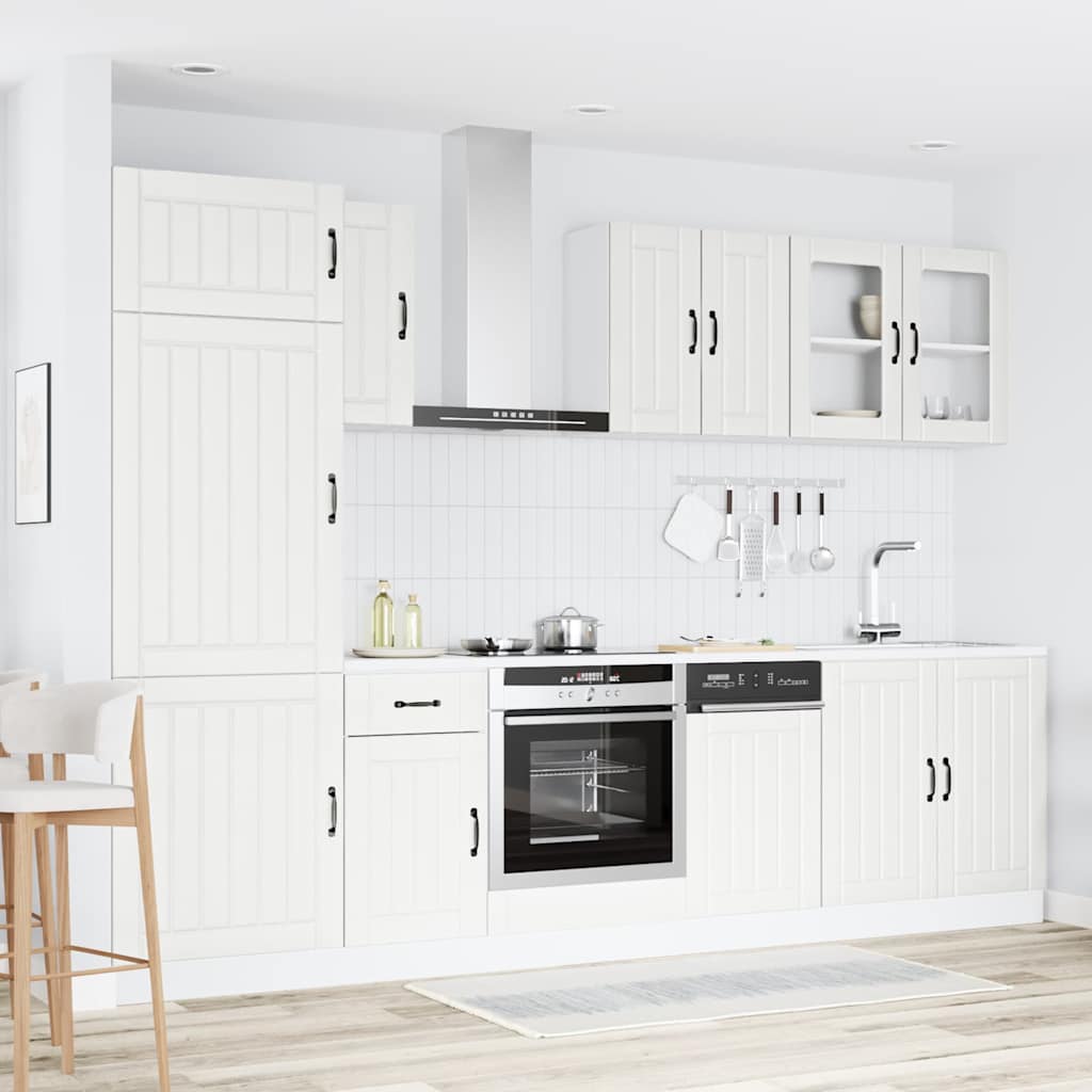 Set Mobili da Cucina 8 pz Kalmar Bianco Legno Multistrato - homemem39