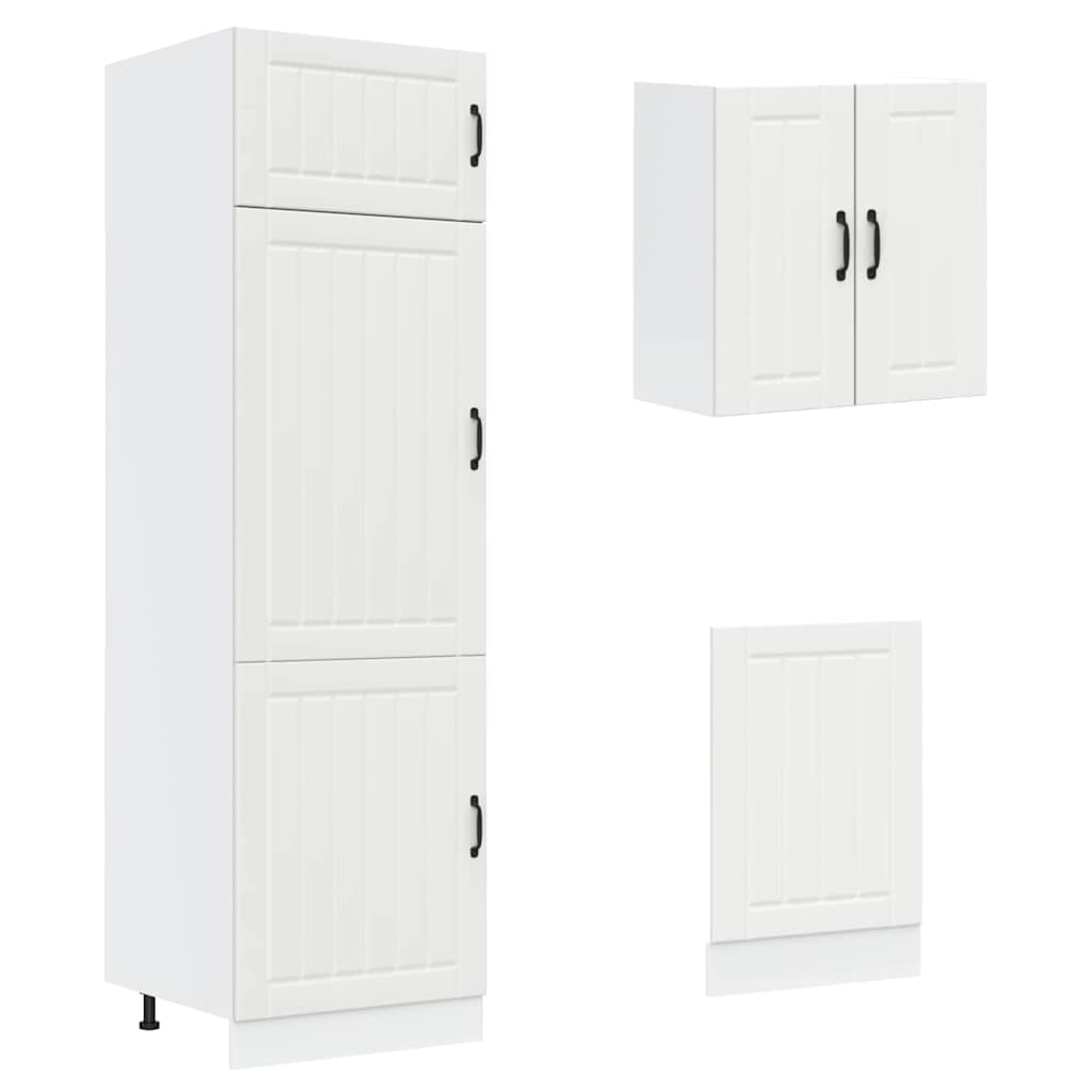 Set Mobili da Cucina 8 pz Kalmar Bianco Legno Multistrato - homemem39