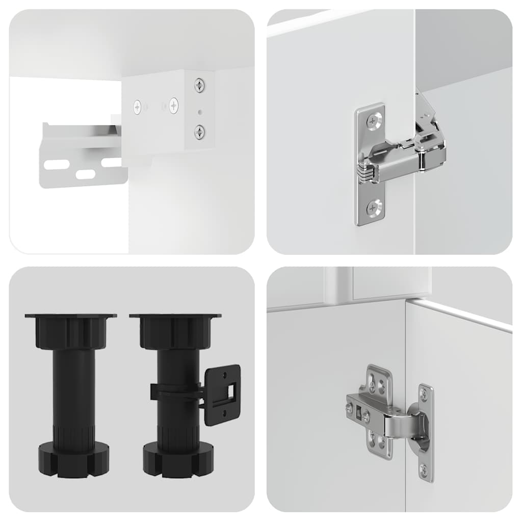 Set Mobili da Cucina 8 pz Kalmar Bianco Legno Multistrato - homemem39
