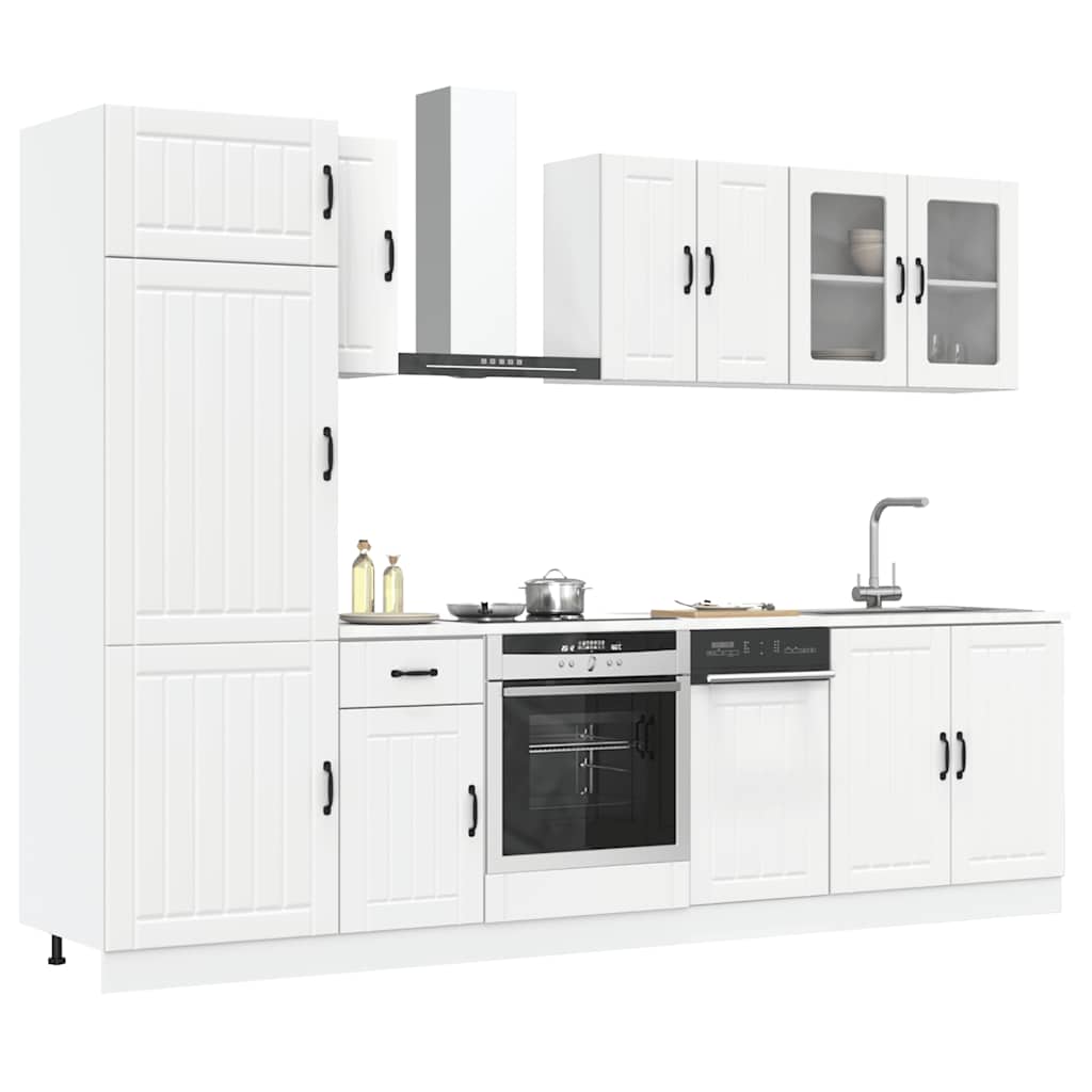 Set Mobili da Cucina 8 pz Kalmar Bianco Legno Multistrato - homemem39