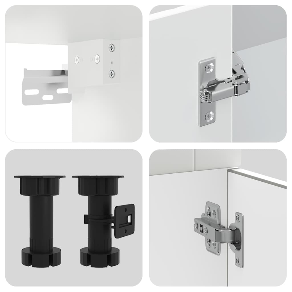 Set Mobili da Cucina 8 pz Kalmar Bianco Legno Multistrato - homemem39