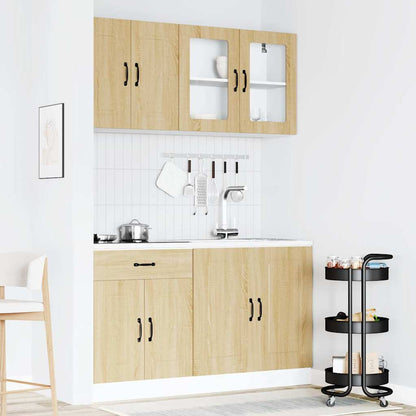Set Mobili da Cucina 4 pz Kalmar Rovere Sonoma in Truciolato | homemem39