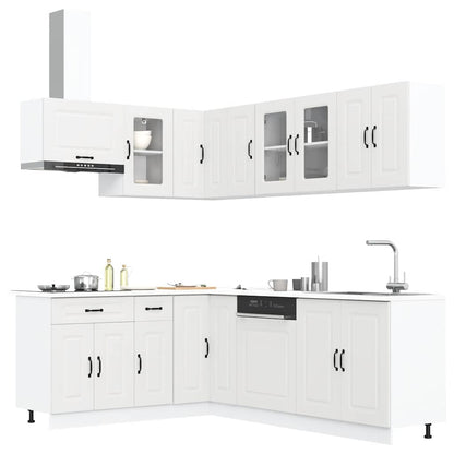 Set Mobili da Cucina 11 pz Kalmar Bianchi Legno Multistrato - homemem39