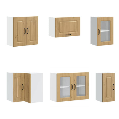 Set Mobili da Cucina 11 pz Kalmar Rovere Artigianale Truciolato - homemem39