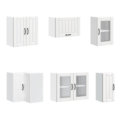 Set Mobili da Cucina 11 pz Lucca Bianchi Legno Multistrato - homemem39