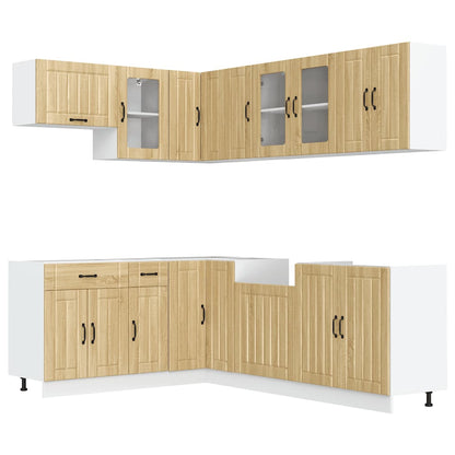Set Mobili da Cucina 11 pz Lucca Rovere Sonoma in Truciolato - homemem39