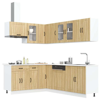 Set Mobili da Cucina 11 pz Lucca Rovere Sonoma in Truciolato - homemem39